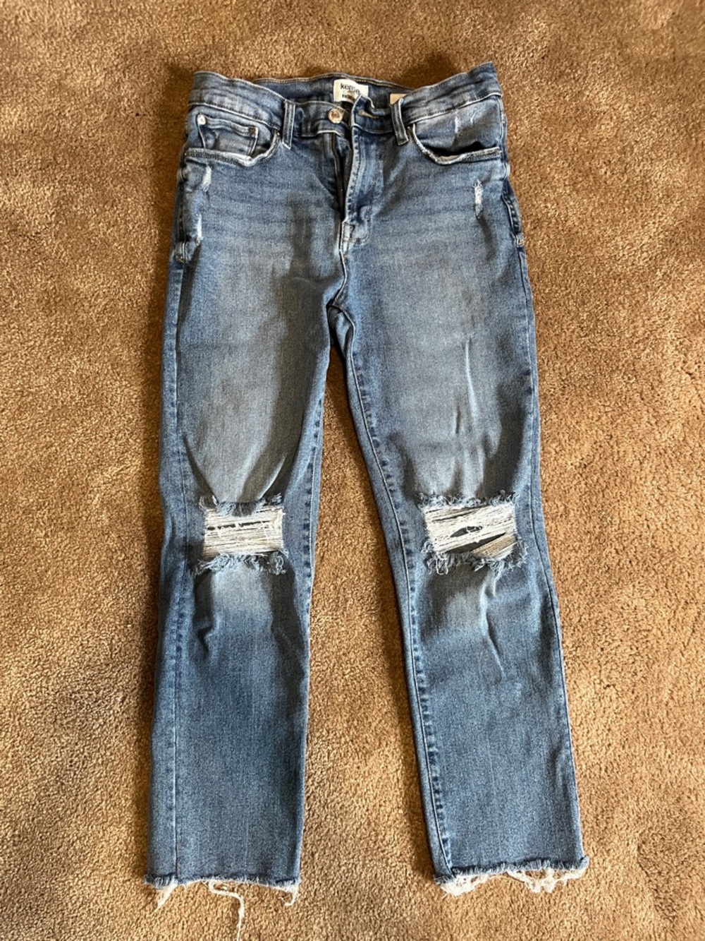 Kenzie vintage stretch crop jeans